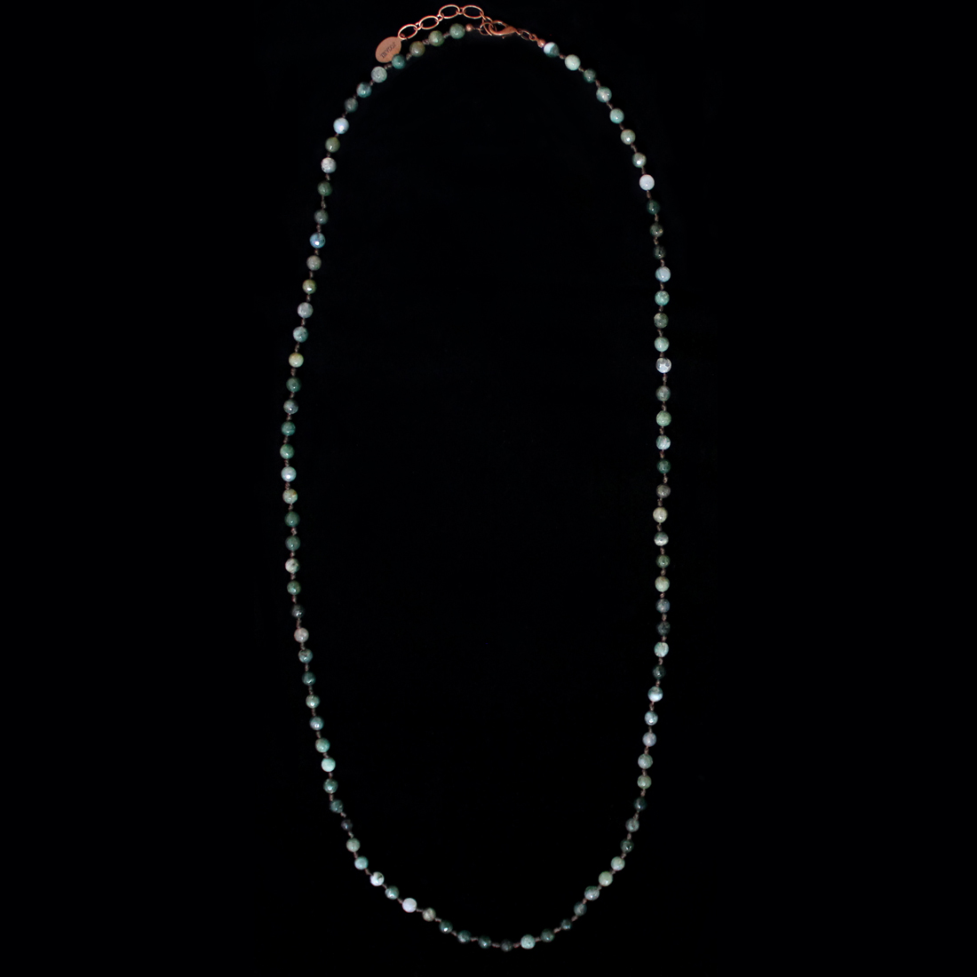 BASI | | Collana lunga agata muschiata