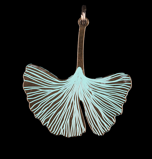 CIONDOLI | | La foglia di ginkgo biloba simbolo di rinascita