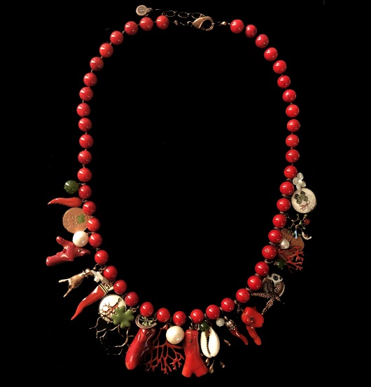 COLLANE | Fortuna | Collana corallo Bamboo