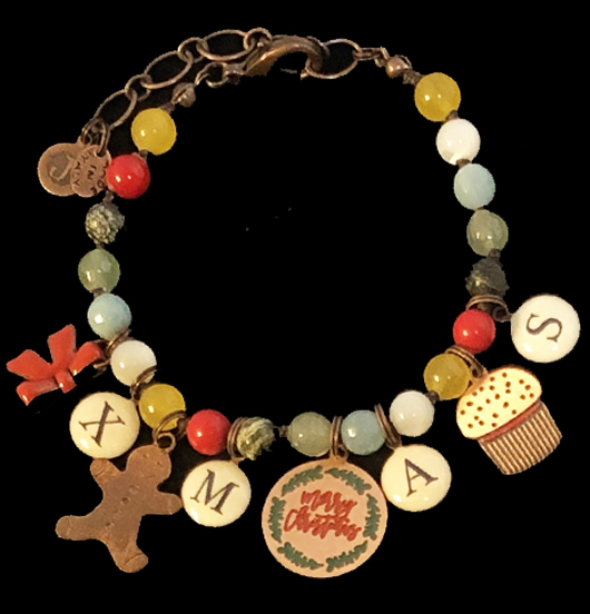 BRACCIALI | Natale | Bracciale pietre naturali multicolor