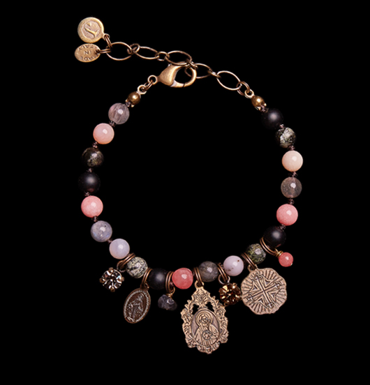 BRACCIALI | Sacro e Profano | Bracciale multicolor con ciondoli 