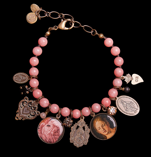 BRACCIALI | Sacro e Profano | Bracciale in giada rosa