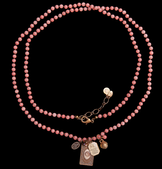 COLLANE | Sacro e Profano | Collana giada rosa 