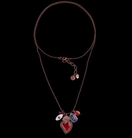 CATENE | Fantasia  | Catena con cuore sacro e cindoli