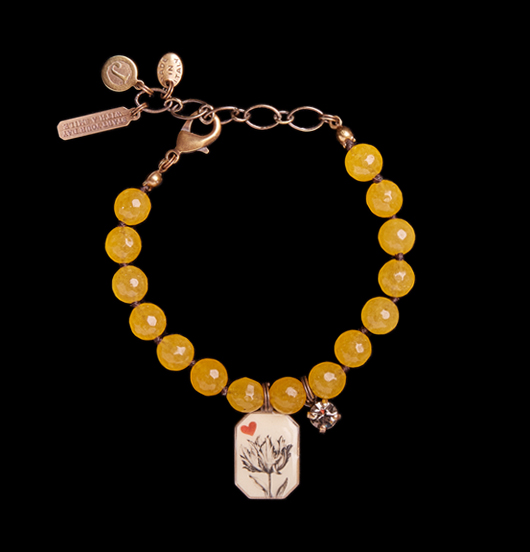 BRACCIALI | Fantasia  | Bracciale Quarzo con porcellana