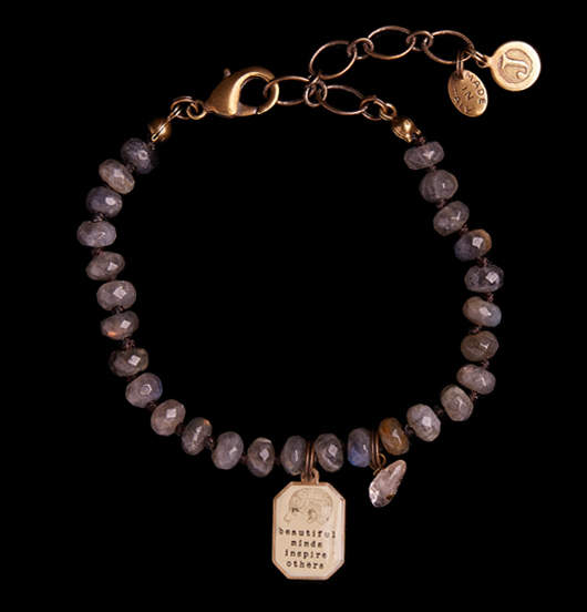 BRACCIALI | Fantasia  | Bracciale Labradorite con porcellana