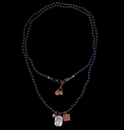 COLLANE | Fantasia  | Collana Onice con porcellana