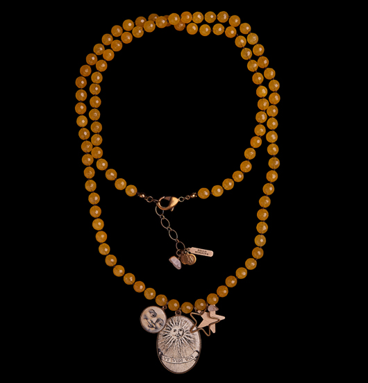COLLANE | Fantasia  | Collana Quarzo con porcellana