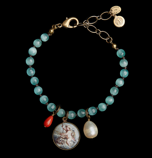 BRACCIALI | Mare | Bracciale quarzo azzurro 