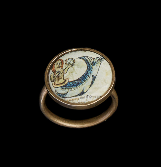 ANELLI | Mare | Anello regolabile con porcellana 