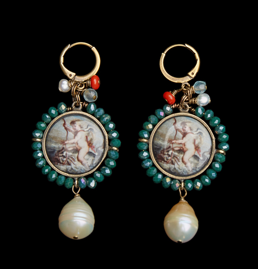 ORECCHINI | Mare | Orecchini porcellana 