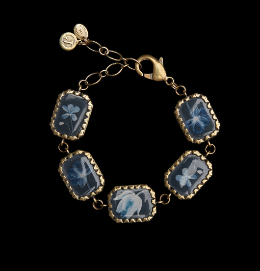 BRACCIALI | Natura  | Bracciale anatomia floreale scuro