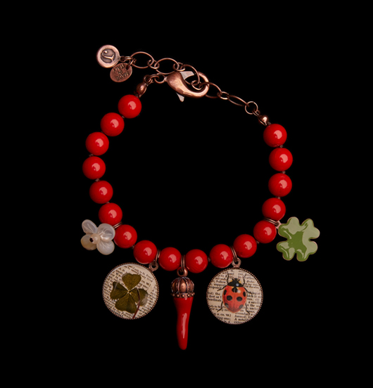 BRACCIALI | Fortuna  | Bracciale corallo bamboo