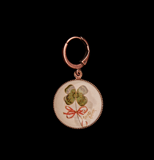 ORECCHINI | Fortuna  | Monoorecchino porcellana 