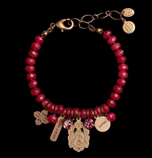 BRACCIALI | Sacro e Profano | Bracciale quarzo fucsia 