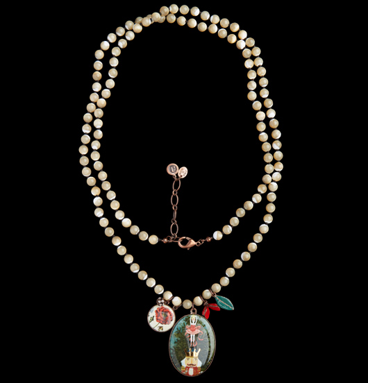 COLLANE | Natale  | Collana madreperla cappuccino