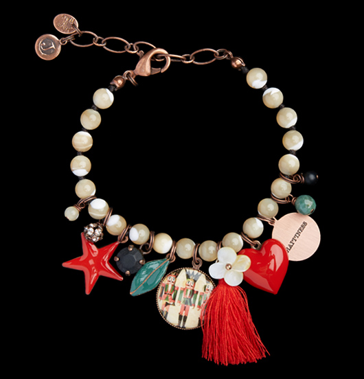 BRACCIALI | Natale  | Bracciale madreperla cappuccino