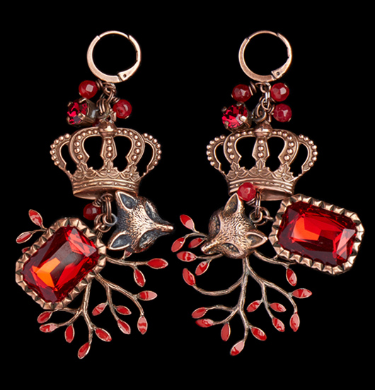 ORECCHINI | Natale  | Orecchini VOLPI ROSSO