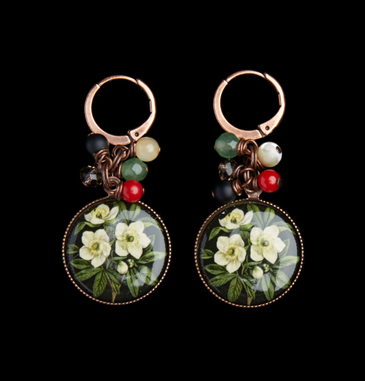 ORECCHINI | Natale  | Orecchini con porcellana   