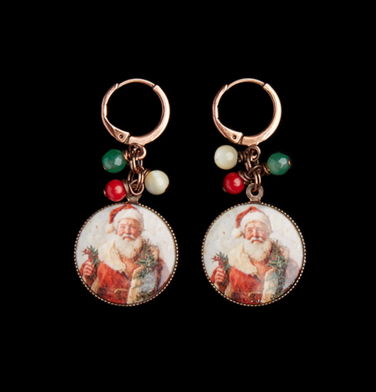 ORECCHINI | Natale  | Orecchini con porcellana   