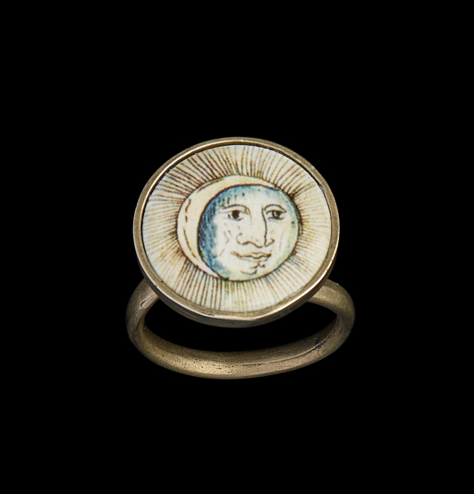 ANELLI | Sacro e Profano | Anello regolabile con porcellana 