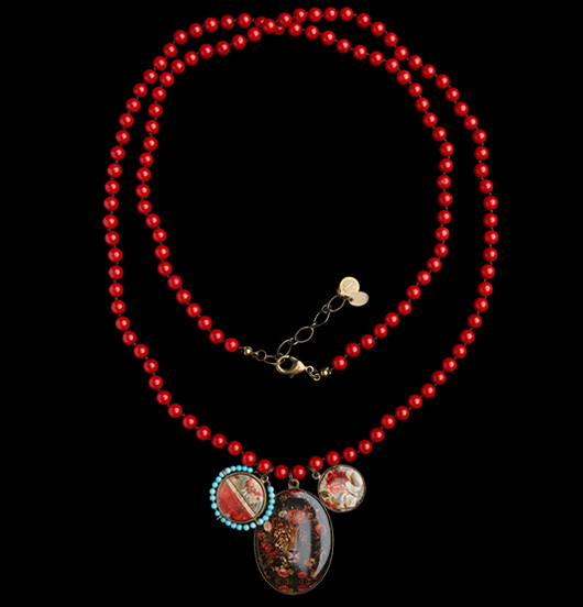 COLLANE | Fortuna  | Collana corallo bamboo
