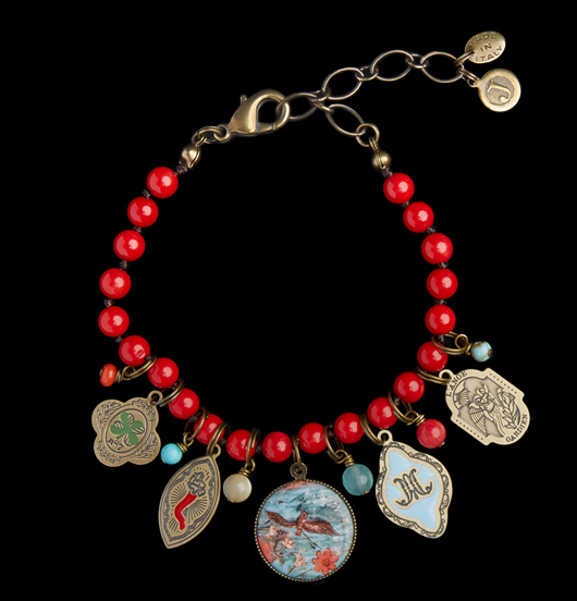 BRACCIALI | Fortuna  | Bracciale corallo bamboo
