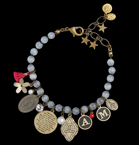 BRACCIALI | Sacro e Profano | Bracciale giada grigia 