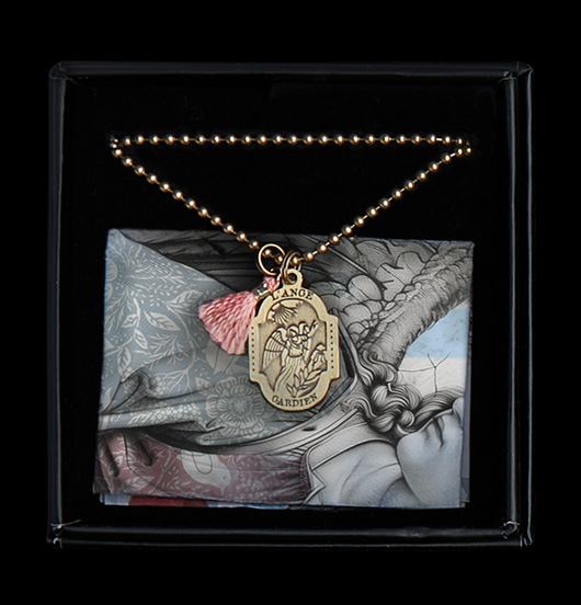 CATENE | Sacro e Profano | Catena girocollo ANGELO CUSTODE ROSA 