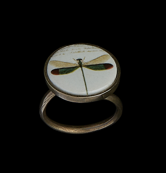 ANELLI | Fantasia  | Anello regolabile con porcellana 