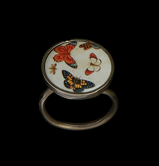 ANELLI | Fantasia  | Anello regolabile con porcellana 
