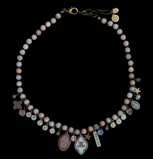 GIROCOLLO | Sacro e Profano | Girocollo Opale rosa 