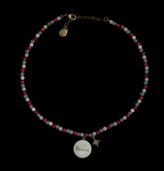 GIROCOLLO | Sacro e Profano | Girocollo multicolor con ciondoii