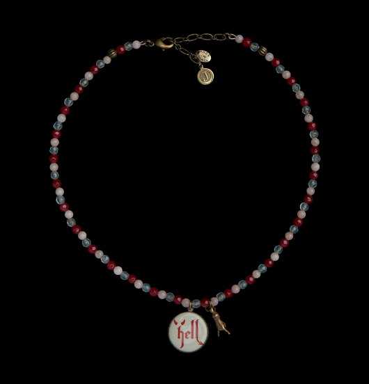 GIROCOLLO | Sacro e Profano | Girocollo multicolor con ciondoii