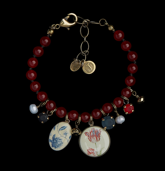 BRACCIALI | Fantasia  | Bracciale Giada rossa