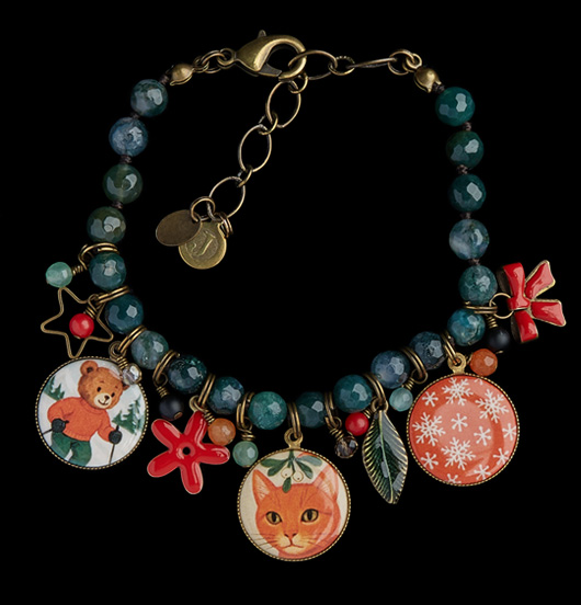 BRACCIALI | Montagna  | Bracciale agata muschiata 