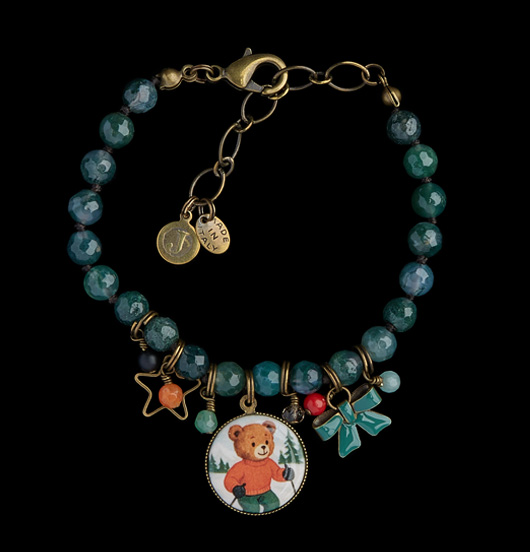 BRACCIALI | Montagna  | Bracciale agata muschiata 